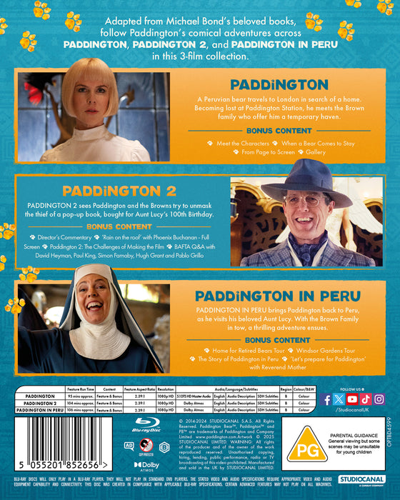 Paddington 3-Film Collection (Blu-Ray)