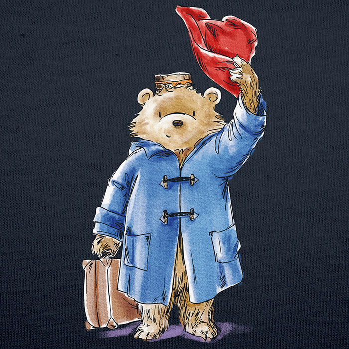 Classic Paddington "Doffing Hat" T-Shirt (Navy)