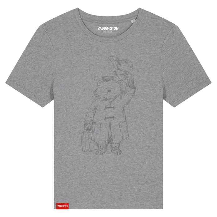 Classic Paddington "Doffing Hat" Sketch Ladies' T-Shirt