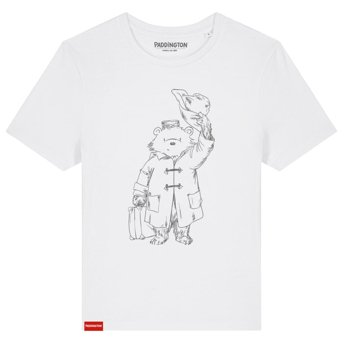 Classic Paddington "Doffing Hat" Sketch Ladies' T-Shirt