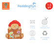 Load image into Gallery viewer, Paddington™ Wooden Mini-Puzzle (Suitcase)