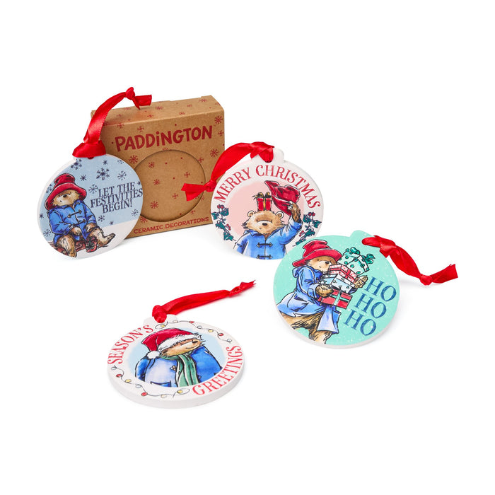Paddington Ceramic Decorations (Set of 4)