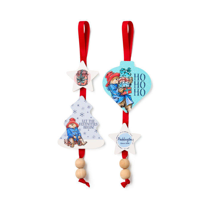 Paddington Christmas Wooden Decoration Set (Let The Festivities Begin!)