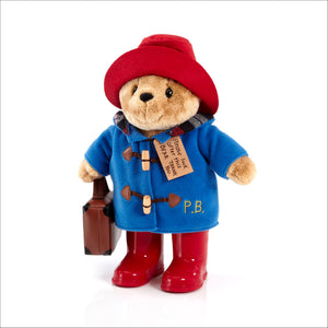large paddington bear with boots and suitcase