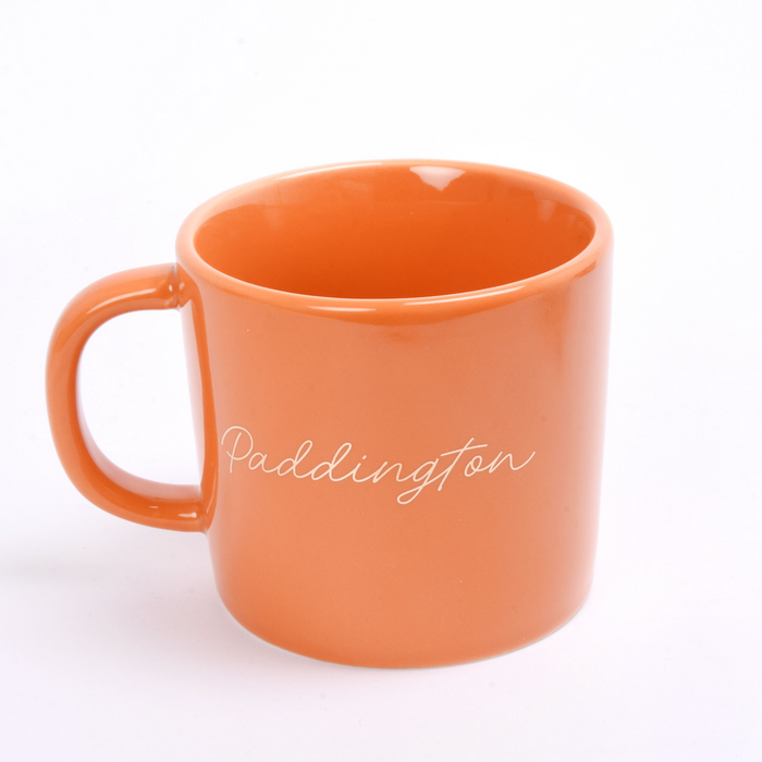 The Essential Paddington Ceramic Mug - Orange