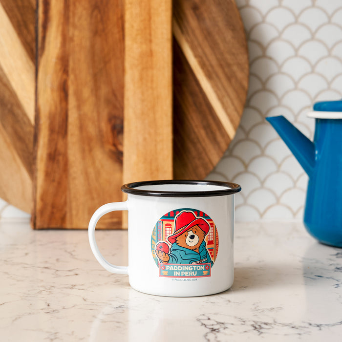 Paddington in Peru Enamel Mug