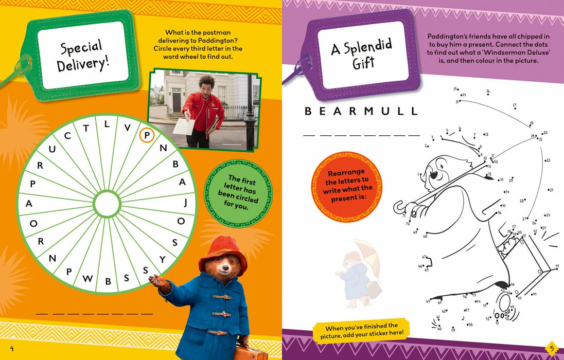 Paddington in Peru: Movie Sticker Activity Book