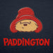 Embroidered official Paddington logo on navy blue