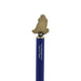 A blue paddington pen with brass bear shaped topper