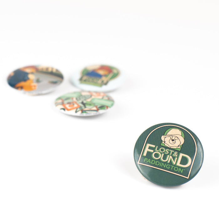 Lost & Found Paddington Set of 4 Badges