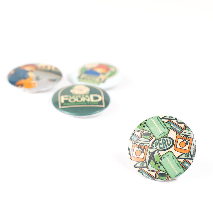 Lost & Found Paddington Set of 4 Badges
