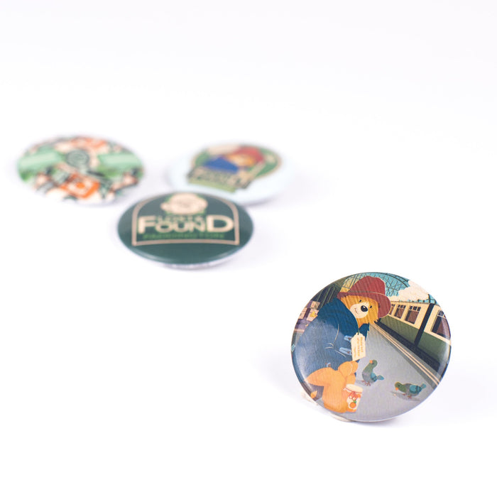 Lost & Found Paddington Set of 4 Badges