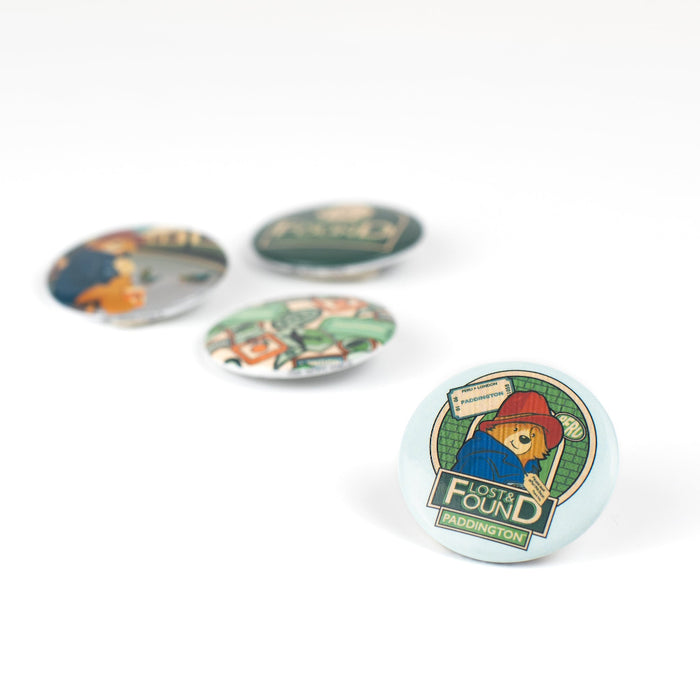 Lost & Found Paddington Set of 4 Badges