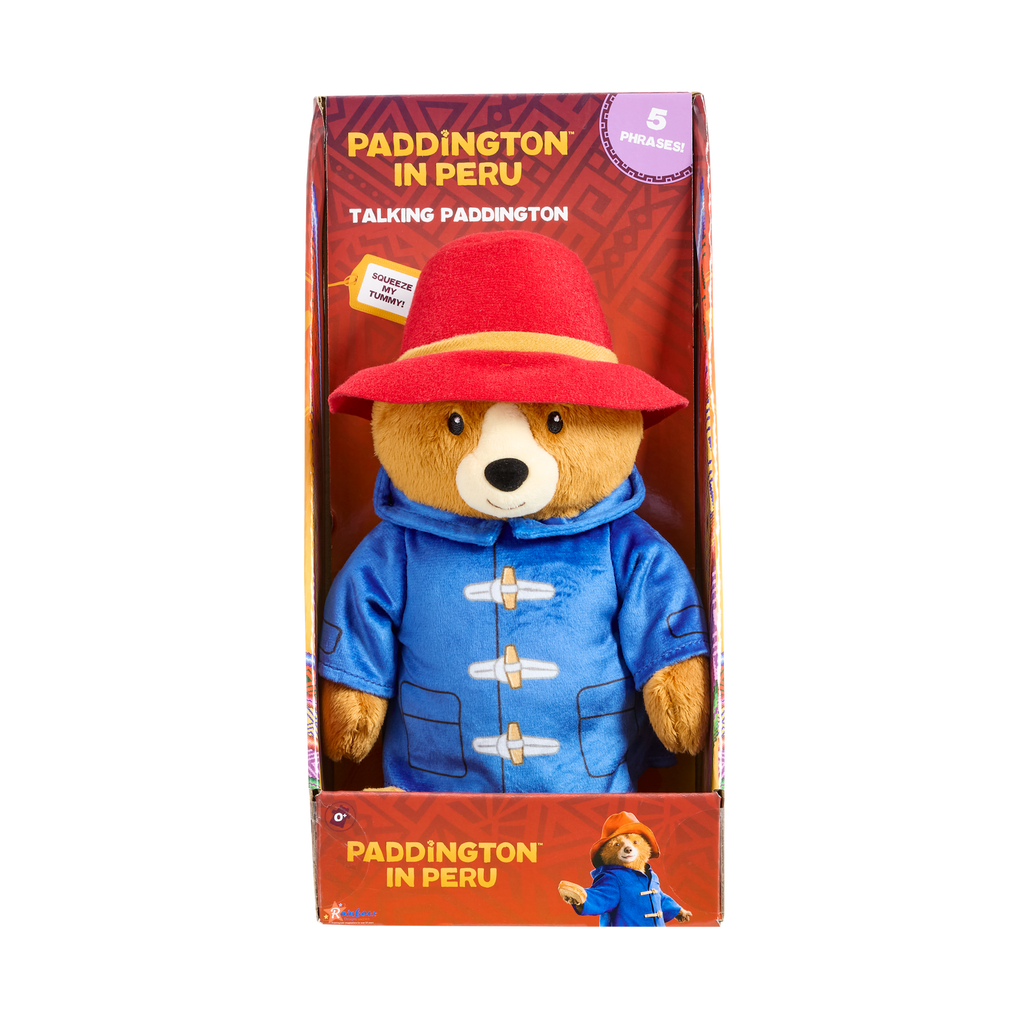 Paddington in Peru Talking Soft Toy