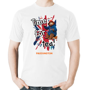 Paddington "Time For Tea" Adult T-Shirt (White)