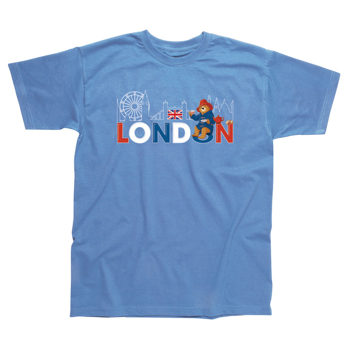 Paddington "London" Adult T-Shirt (Carolina Blue)