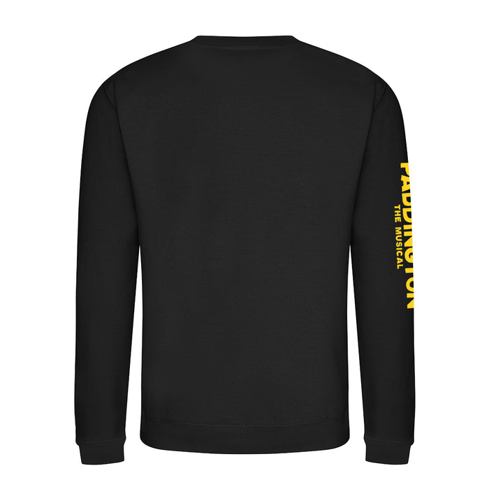 Paddington The Musical: Printed Sleeve Adult Sweatshirt