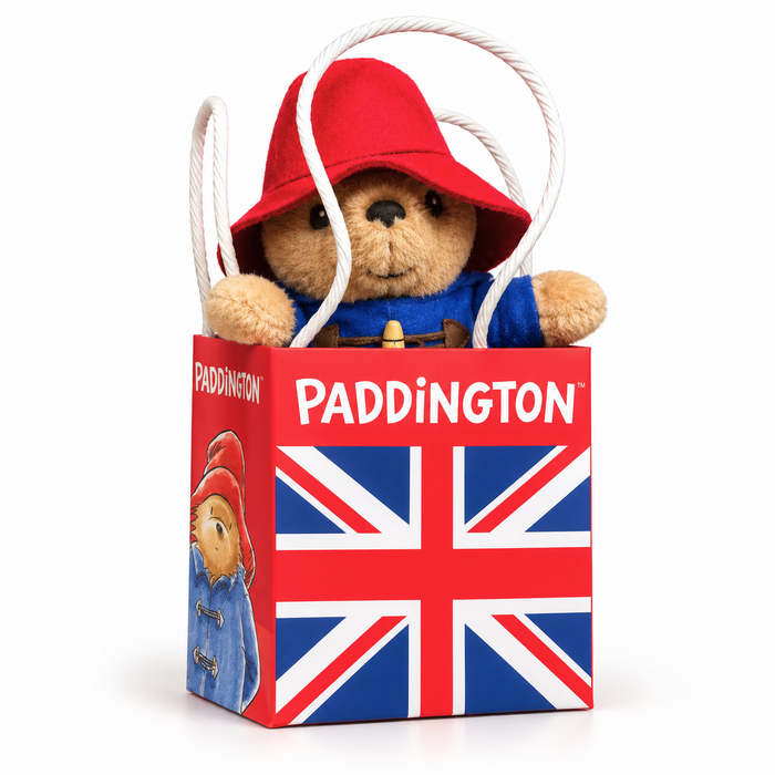 Paddington Plush In Union Jack Bag