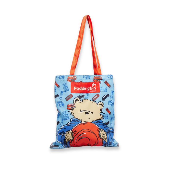 Tote bag with Paddington Bear design on a white background