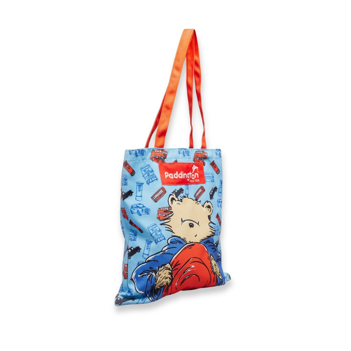 Tote bag with Paddington Bear design on a white background
