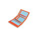 Small wallet with red border and Blue inserts on a white background