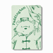 Magnet with Paddington Bear illustration on a light green background