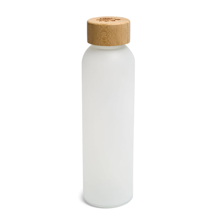 White and wooden Paddington Sketch Water bottle
