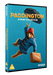 DVD cover for the Paddington 3-film collection featuring an illustration of the main character, Paddington Bear, in a red hat and blue coat, holding a suitcase and a umbrella, with the title text and the Paddington bear logo.