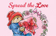 Paddington Bear Store Gift Card with Spread the love artwork and paddington holding a wrapped gift box