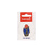 Pin badge packaging with Paddington Bear design on a white background