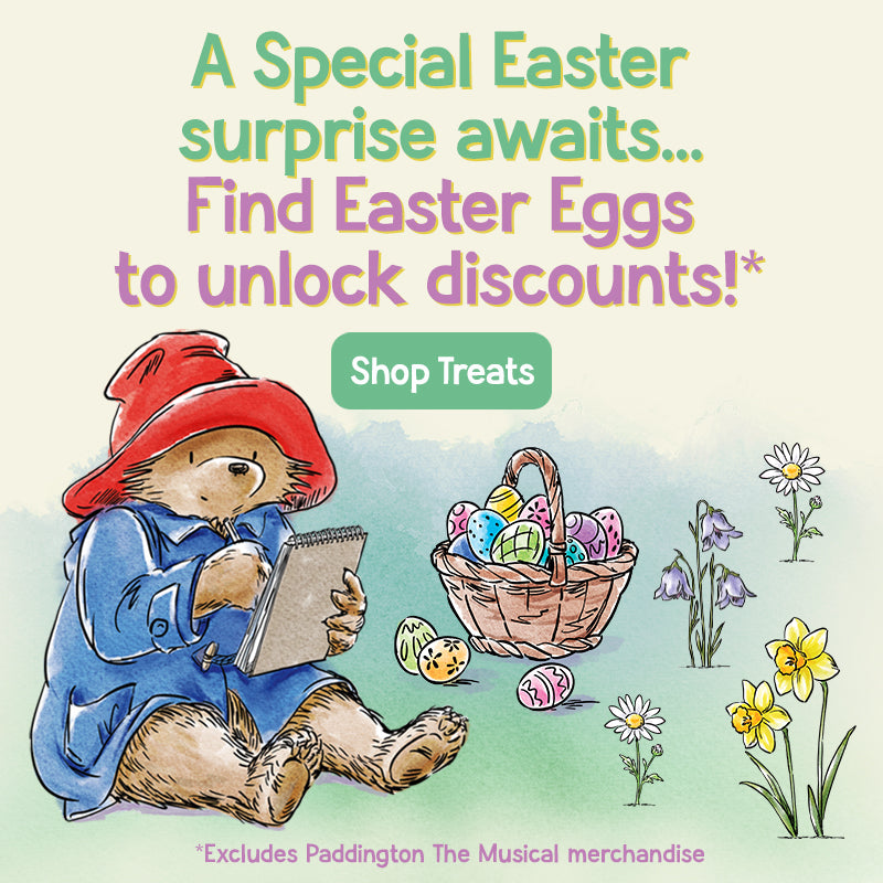 Paddington Easter Promotion Banner with Easter Treats