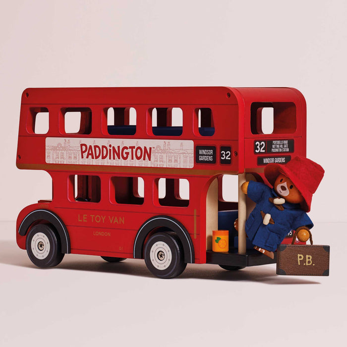 Paddington Large Wooden London Bus