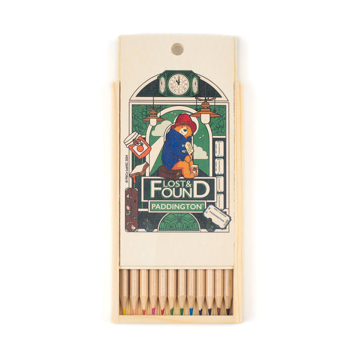 Lost & Found Paddington Wooden 12 Pencil Set