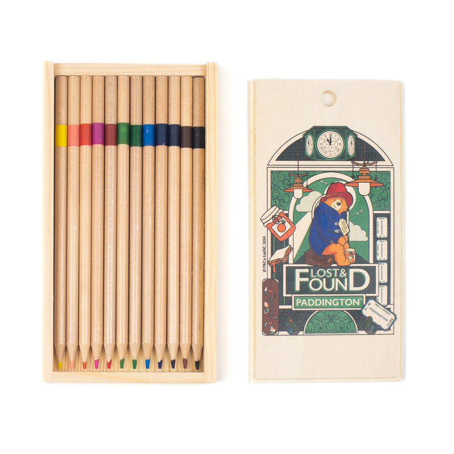 Lost & Found Paddington Wooden 12 Pencil Set