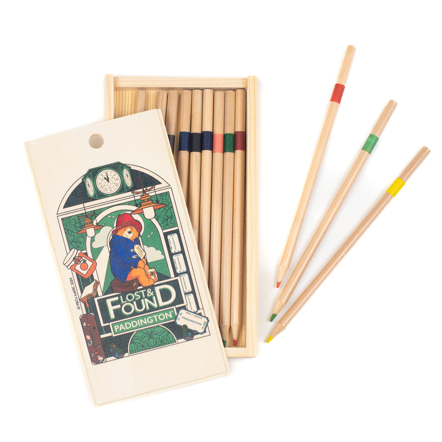 Lost & Found Paddington Wooden 12 Pencil Set