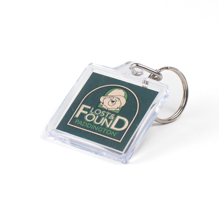 Lost & Found Paddington Acrylic Square Keyring