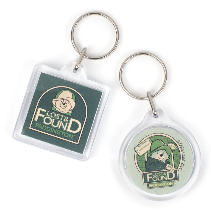 Lost & Found Paddington Acrylic Round Keyring