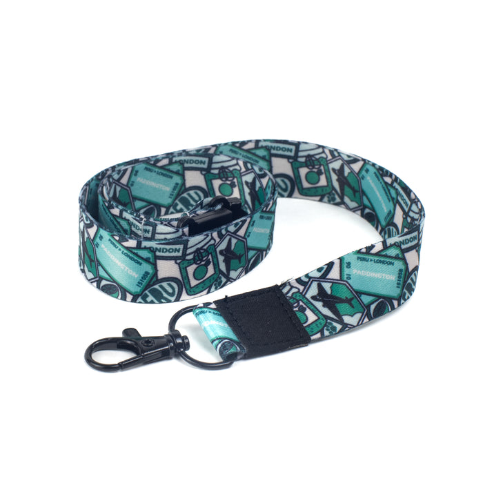 Lost & Found Paddington Lanyard with Clip