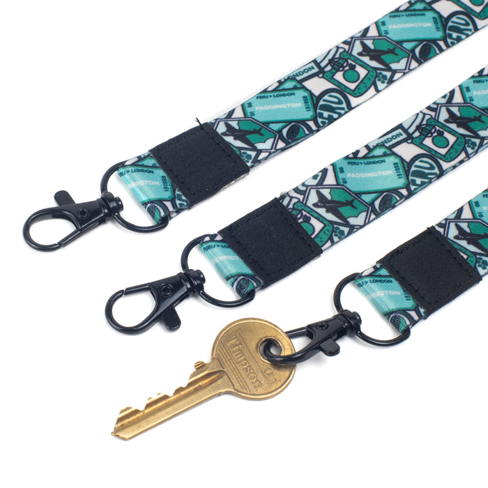 Lost & Found Paddington Lanyard with Clip