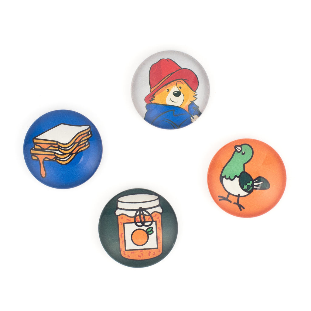 Lost & Found Paddington Set of 4 Crystal Magnets