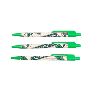 Lost & Found Paddington Pen Set of 3Green