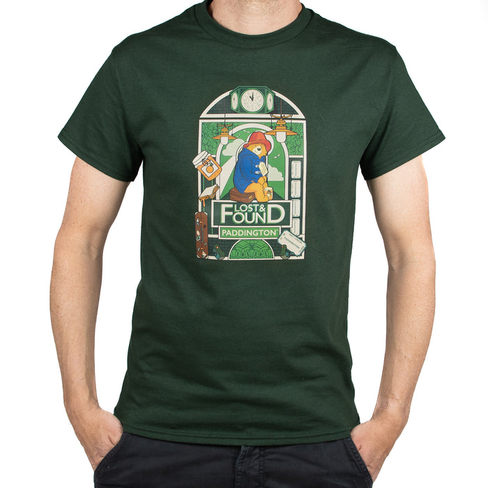 Lost & Found Paddington Portrait Green T-Shirt