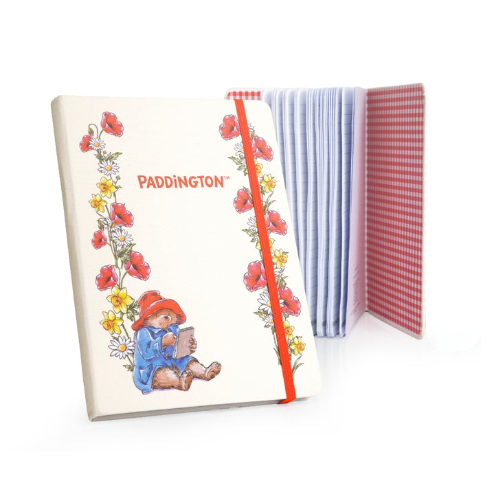Notebook with Paddington Bear design on a white background