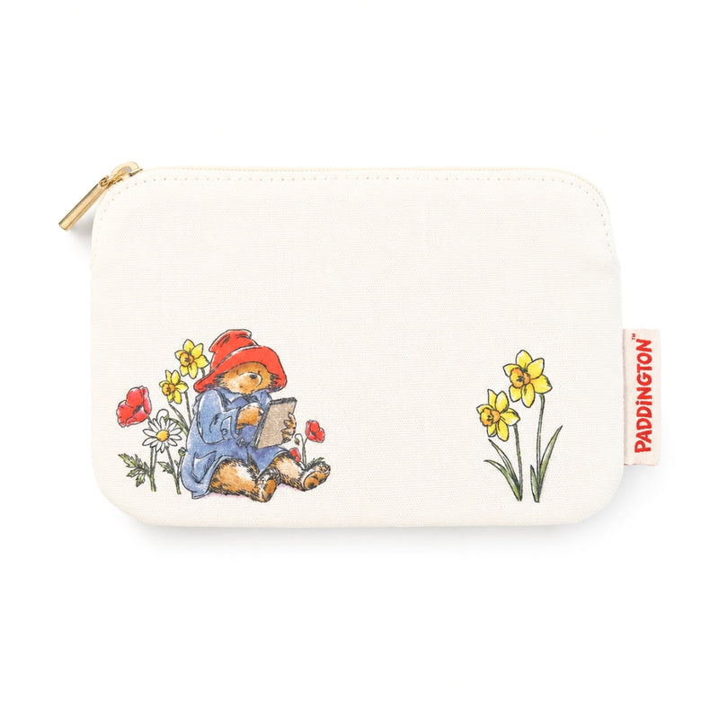 Small pouch with Paddington Bear design on a white background
