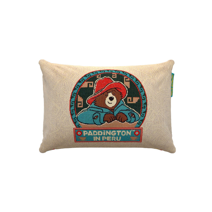 Pillow with Paddington Bear design on a white background