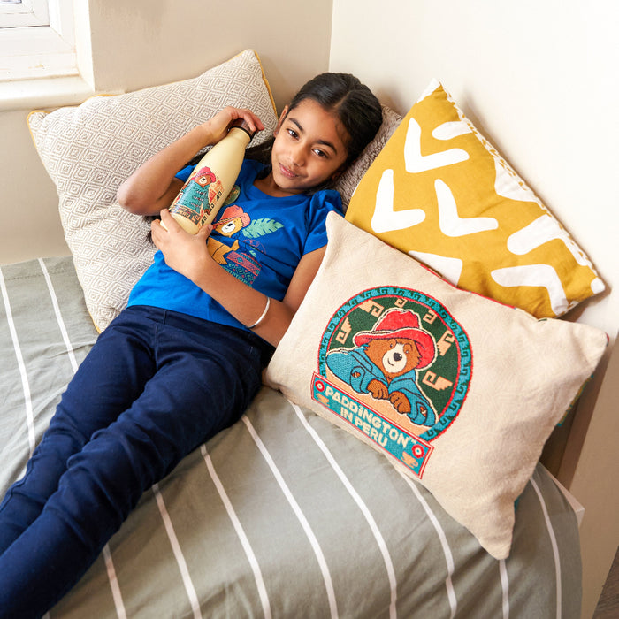 Paddington in Peru Cushion Cover