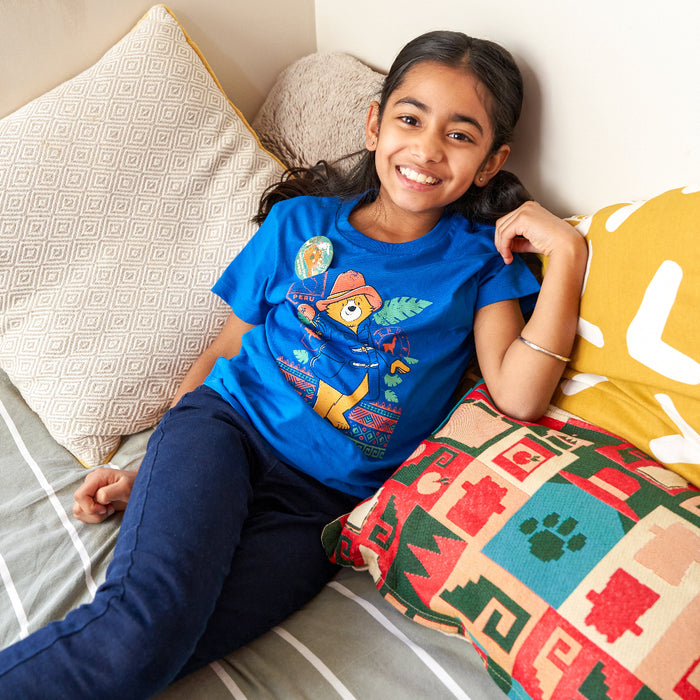 Paddington in Peru Cushion Cover
