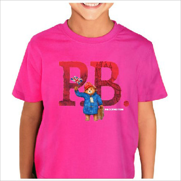 paddington bear PB kid tshirt pink
