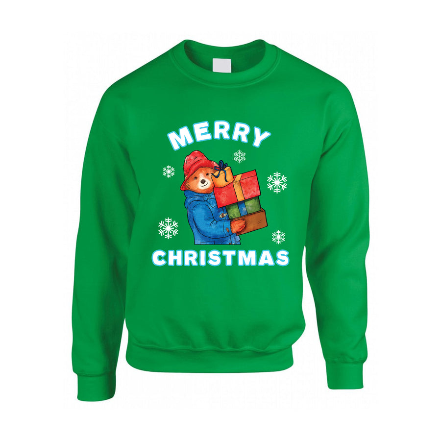 Paddington Adult Christmas Sweatshirt - Green