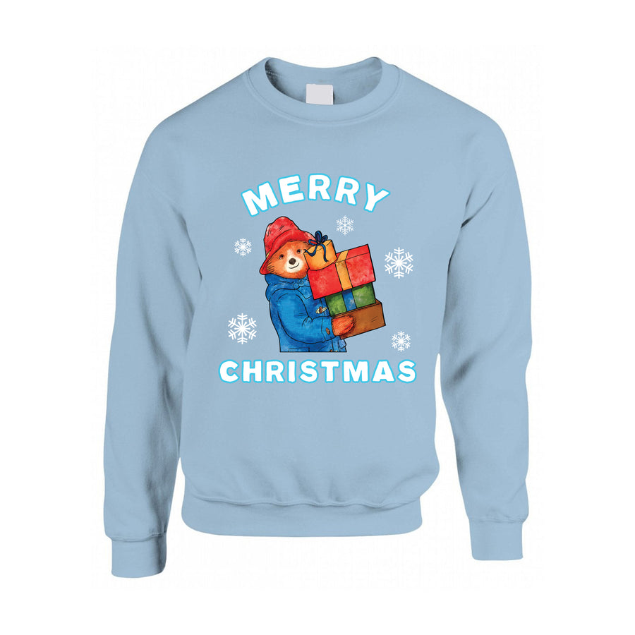 Paddington Adult Christmas Sweatshirt - Blue